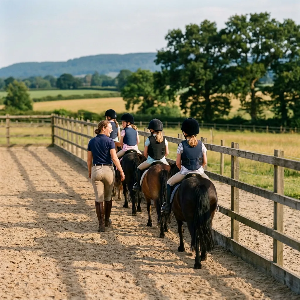 Cours de poney à Villechenève, Rhône